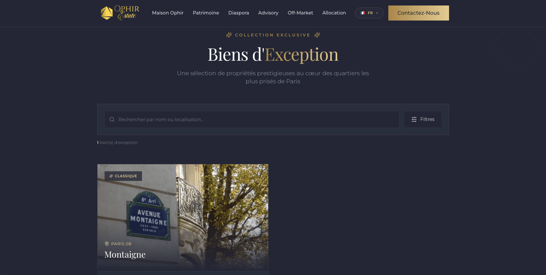 Ophir Estate - Detail 1